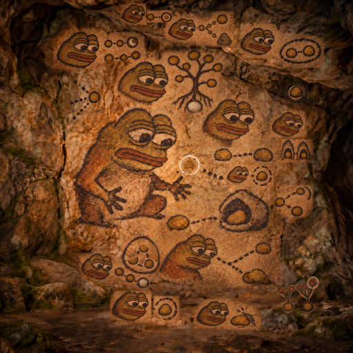 Pepe circles only the stones whose code he can prove and match.