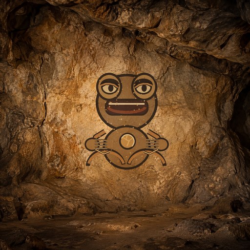 The First Signal: Pepe cups a veined stone that carries a signal for a worker to keep.