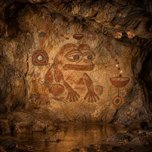 A bound ochre stone beside Pepe remembers the separate reference that detects a replaced observation.