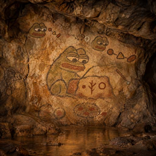 Pepe points an ochre stick toward the exact chalk pebble that needs attention.